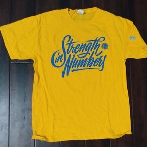 Strength In Numbers. Golden State Warriors Tee.